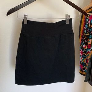 Black mini skirt or tube top  M preowned